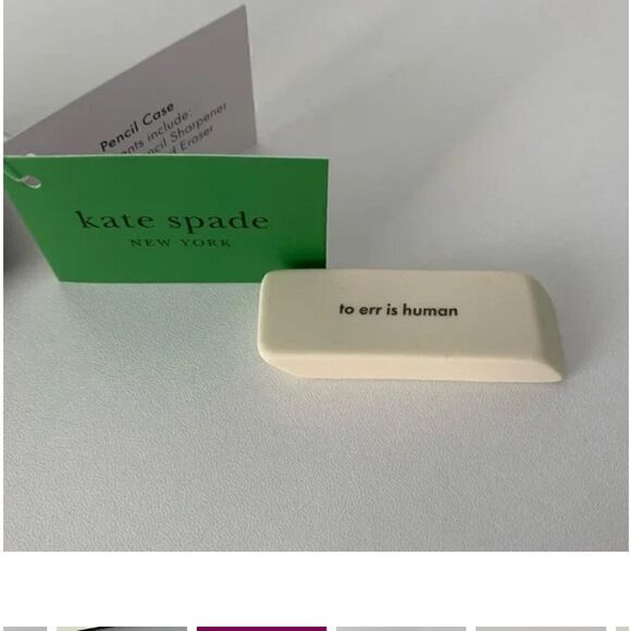 KATE SPADE PENCIL CASE AND PEN AND PENCIL SET - Picture 8 of 9